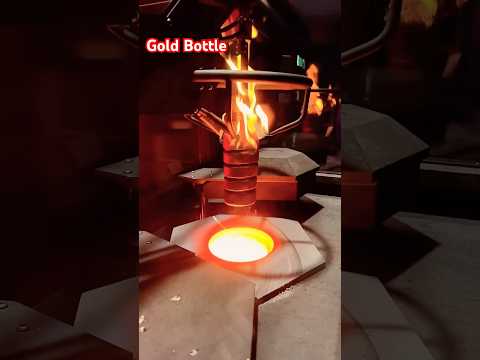 Gold in lava #short