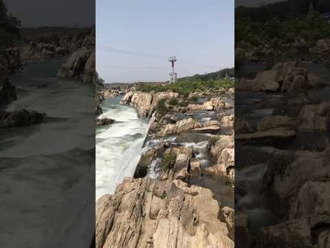 Waterfall in india Jabalpur 🇮🇳 #short #shorts #waterfall