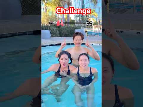 Swimming 🏊‍♀️ Challenge #funnuy #challenge #short