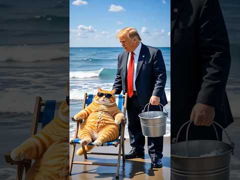 Donaltrump playing cat ? 😂🤣#shorts #short #funny