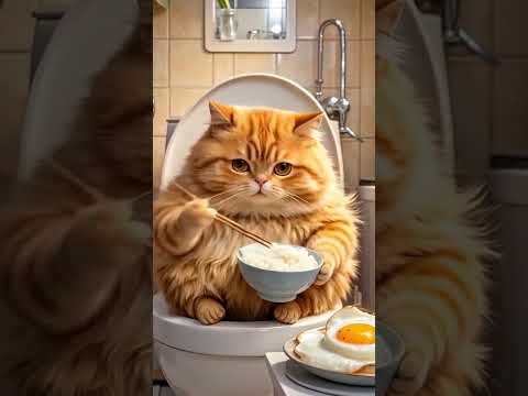 Funny Cat Food Lover 😋 #shorts #funny #short